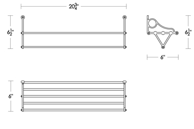 Plaza Towel Holder